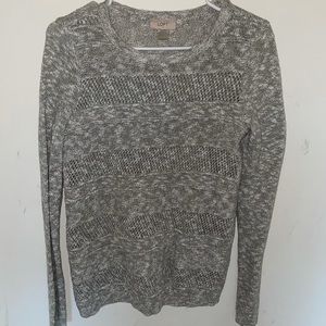 Heather green sweater